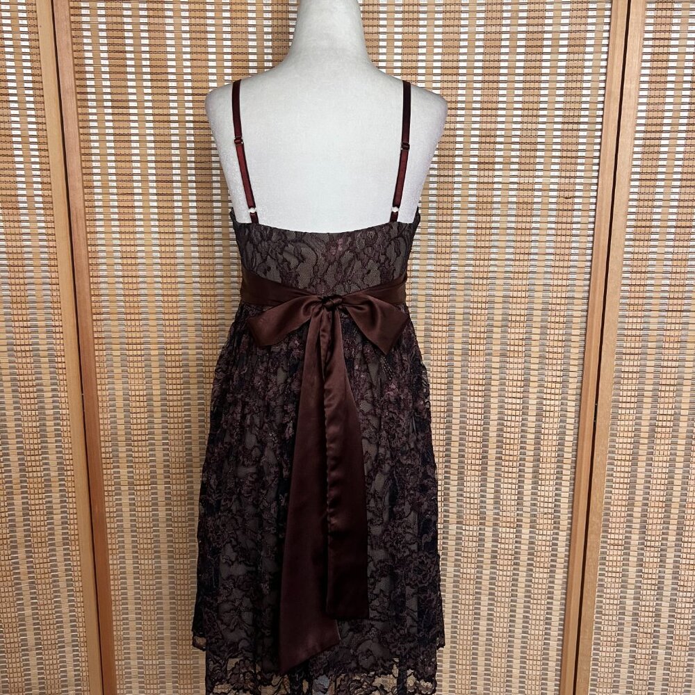 Vintage Y2K Aqua Lace Dress – Size M - Picture 3 of 4